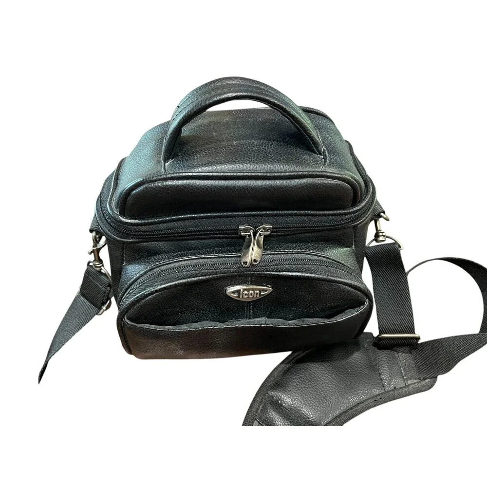 Icon Black Camera Bag w Pockets Film or Digital